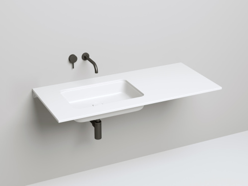 Раковина из искусственного камня S-Stone Salini MAREA 1802209M 50х40 встраиваемая цвет белый без отверстий под смеситель